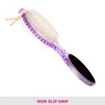 Buy Vega 4 in 1 Foot Pedicure Brush, Pumice Stone, Scrubber & File for Soft Care (PD-02) 1 pc - Purplle