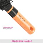 Buy Vega Mini Flat Hair Brush for Men & Women (R5-FB) 1 pc - Purplle