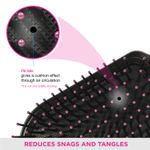 Buy Vega Cushion Hair Brush with Cleaning Comb for Men and Women (E18-CB) 1 pc - Purplle