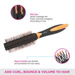 Buy Vega Round Hair Brush with Sectioning Clip (E20-RB) 1 pc - Purplle