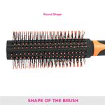 Buy Vega Round Hair Brush with Sectioning Clip (E20-RB) 1 pc - Purplle