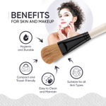 Buy Vega Face Pack Brush - White, (HV-27) 1 pc - Purplle