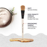 Buy Vega Face Pack Brush - White, (HV-27) 1 pc - Purplle
