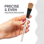 Buy Vega Face Pack Brush - White, (HV-27) 1 pc - Purplle