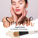 Buy Vega Face Pack Brush - White, (HV-27) 1 pc - Purplle