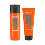 Buy Matrix Mega Smooth Shampoo and Conditioner Combo for Frizzy, Dry Unmanageable Hair | Defy Frizz for 4 Days | Used by 1 Lakh Hairstylists* | with Shea Butter and Amino Acid (200ml + 100ml) Combo of 2 - Purplle
