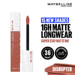 Buy Maybelline New York Superstay Matte Ink Liquid Lipstick - 16H Longwear Matte | Disrupter - 5 gm - Purplle
