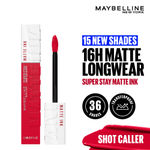 Buy Maybelline New York Superstay Matte Ink Liquid Lipstick - 16H Longwear Matte | Shot Caller - 5 gm - Purplle
