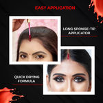 Buy FACES CANADA Liquid Sindoor - Red, 2.5 ml | Highly Pigmented Rich Color | Quick Drying & Long Lasting | Velvet Matte Finish | Water-Proof | Smudge-Proof | Crease-Proof | Sponge Tip Applicator - Purplle