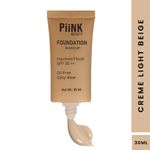Buy Piink Beauty All Day Full Coverage Matte Foundation- Creme Light Beige 2 30 ml - Purplle
