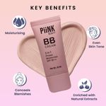 Buy Piink Beauty 3 IN 1 BB Cream with SPF 30+++ Shell-3 30 ml - Purplle