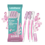 Buy LetsShave&nbsp;Evior Face & Dermaplane Razor Pack of 3&nbsp; - Purplle