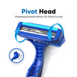 Buy LetsShave Pro 3 Plus Disposable Razor Kit -&nbsp;5 N Pro 3 Shaving Razor&nbsp; - Purplle
