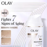 Buy Olay 7in1 Ultra Lightweight Gel Moisturizer, Fight 7 Signs of Aging for Smoother & Glowing Skin, with Niacinamide, Vitamin C, Collagen Peptide, 50 gm - Purplle