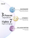 Buy Olay 7in1 Ultra Lightweight Gel Moisturizer, Fight 7 Signs of Aging for Smoother & Glowing Skin, with Niacinamide, Vitamin C, Collagen Peptide, 50 gm - Purplle