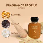 Buy Nisara Caramel Crush Gourmet Perfume For Woman 100 ml | Long Lasting Eau De Parfum | Caramel Fragrance With | Caramel, Apple, Rose, Sugar, Vanilla | EDP Scent spray for Woman | Premium Perfume For Her - Purplle