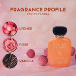 Buy Nisara Exotic Lychee Gourmet Perfume For Woman 100 ml | Long Lasting Eau De Parfum | Fruity - Caramel Fragrance With | Apple, Lychee, Caramel | EDP Scent spray for Woman | Premium Perfume For Her - Purplle