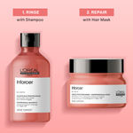 Buy L'Oreal Professionnel Serie Expert Inforcer Shampoo + Combo of Expert Inforcer Mask|With Vitamin B6 & Biotin (300 ml + 250 gm) Combo of 2 - Purplle