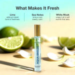 Buy Good Vibes Aqua Breeze Eau de Parfum – Lime & Sea Breeze Notes | Fresh Aquatic Perfume | Light, Clean & Breezy Scent | Long-Lasting up to 10 Hours | Everyday Refreshing Pocket Perfume for Men & Women – 15 ml - Purplle