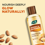Buy Joy Honey & Almonds Body Oil for Women & Men (200 ml x2) | Nourishing Body Oil with Vitamin E & Sunscreen for All Skin Types | Daily Use Body Massage Oil After Bath for Moisturizing Dry Skin Pack of 2 - Purplle