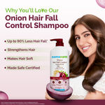 Buy Mamaearth Onion Shampoo for Hair Growth & Hair Fall Control with Onion & Plant Keratin - 1 Litre - Purplle
