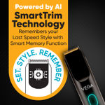 Buy Vega SmartOne S1 Beard Trimmer for Men with AI SmartTrim Technology Titanium Blade, Digital Display, 120 mins Runtime, IPX7 Waterproof & 40 Length Settings, 3 Unique Speed Mode Black (VHTH-30) | Gift for men 1 pc - Purplle