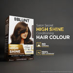 Buy BBLUNT Salon Secret High Shine Conditioning Hair Colour - Chocolate Dark Brown 130 gm - Purplle