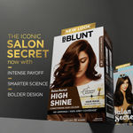 Buy BBLUNT Salon Secret High Shine Conditioning Hair Colour - Coffee Natural Brown 130 gm - Purplle