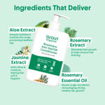 Buy Aravi Organic Rosemary Shampoo & Conditioner Combo | Hair Fall Control & Strengthening Duo for Hair Growth, Smoothness & Scalp Nourishment (Combo of 2) - Purplle