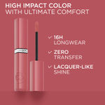 Buy L'Oreal Paris Infallible Laque Resistance Lacquer-Like Shine Finish. 16H Longwear Lacquer Lipstick. High-impact Color, Zero Transfer, 635 Worth It Medium - 4 ml - Purplle