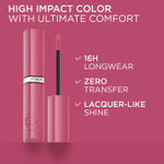 Buy L'Oreal Paris Infallible Laque Resistance Lacquer-Like Shine Finish. 16H Longwear Lacquer Lipstick. High-impact Color, Zero Transfer, 220 Paris Sunset - 4 ml - Purplle