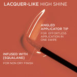 Buy L'Oreal Paris Infallible Laque Resistance Lacquer-Like Shine Finish. 16H Longwear Lacquer Lipstick. High-impact Color, Zero Transfer, 225 Rouge Confidence - 4 ml - Purplle