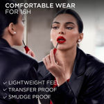 Buy L'Oreal Paris Infallible Laque Resistance Lacquer-Like Shine Finish. 16H Longwear Lacquer Lipstick. High-impact Color, Zero Transfer, 420 Le Rouge Paris - 4 ml - Purplle