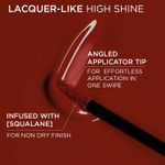 Buy L'Oreal Paris Infallible Laque Resistance Lacquer-Like Shine Finish. 16H Longwear Lacquer Lipstick. High-impact Color, Zero Transfer, 550 Noir Cherry - 4 ml - Purplle