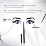 Buy Barva Skin Therapie's 100% Natural Kajal Pencil Stick Enriched with Vitamin E, Fragrance-Free, Intense Black, 0.25 gm - Purplle