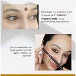 Buy Barva Skin Therapie's 100% Natural Kajal Pencil Stick Enriched with Vitamin E, Fragrance-Free, Intense Black, 0.25 gm - Purplle