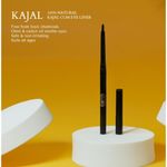 Buy Barva Skin Therapie's 100% Natural Kajal Pencil Stick Enriched with Vitamin E, Fragrance-Free, Intense Black, 0.25 gm - Purplle
