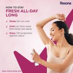 Buy Rexona Deodorant For Women, Powder Dry, Antiperspirant Body Spray For All Day Dryness & Freshness, MotionSense Technology, Alcohol Free, 200 ml - Purplle