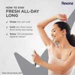 Buy Rexona Deodorant For Women, Invisible, Antiperspirant Body Spray With Anti-Stain Protection, 72H Sweat & Odour Control, Alcohol Free, 200 ml - Purplle