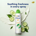 Buy Dove Advanced Care Cucumber and Green Tea Deodorant Spray 250 ml - Purplle