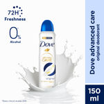 Buy Dove Advanced Care Original Deodorant Spray with Moisturising Cream 150 ml - Purplle
