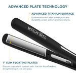 Buy IKONIC PROFESSIONAL Slim Titanium Shine 3.0 Hair Straightener, Black| Dual Titanium Plates| Advanced Heat Technology 1 pc - Purplle