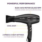 Buy IKONIC PROFESSIONAL Dynamite+ Hair Dryer With 3 Meter Flexible Cord, Bldc Low Noise Motor And Overheating Protection 1 pc - Purplle