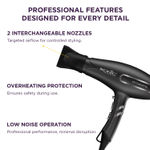 Buy IKONIC PROFESSIONAL Dynamite+ Hair Dryer With 3 Meter Flexible Cord, Bldc Low Noise Motor And Overheating Protection 1 pc - Purplle