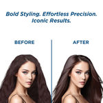 Buy IKONIC PROFESSIONAL Titanium Shine 3.0 Hair Straightener Black With Advanced Professional Dual Titanium Floating Plates, Auto Shut Off Function, Instant Heat Up, Universal Voltage 1 pc - Purplle