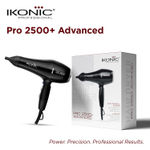 Buy IKONIC PROFESSIONAL 2500+ Advanced Hair Dryer With Dual Watts Compatibility 2400W-2800W Ideal For Global Setting And Ionic Technology For Frizz Control 1 pc - Purplle