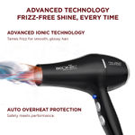 Buy IKONIC PROFESSIONAL 2500+ Advanced Hair Dryer With Dual Watts Compatibility 2400W-2800W Ideal For Global Setting And Ionic Technology For Frizz Control 1 pc - Purplle