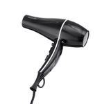 Buy IKONIC PROFESSIONAL 2100+ Hair Dryer 2000W, Black, 3 Heat And 2 Speed Settings, Cool Shot, Low Noise Function Interchangeable Nozzles, Professional Styling, For Women And Men, All Hair Type 1 pc - Purplle