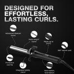 Buy IKONIC PROFESSIONAL Curling Tong Ct-19- 2.0 | Advanced Titanium Barrel | Auto Button Lock Feature | Ergonomic & Lightweight 1 pc - Purplle