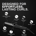 Buy IKONIC PROFESSIONAL Curling Tong Ct-22 - 2.0 | Advanced Titanium Barrel | Auto Button Lock Feature | Ergonomic & Lightweight 1 pc - Purplle